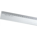 Liniaal Aristo 100cm alumin - met rubber inleg
