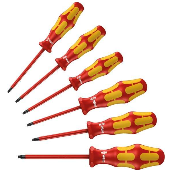 Wera Kraftform 100 VDE - Schroevendraaierset - Torx - 6-delig Wera Kraftform 100 VDE - Schroevendraaierset - Torx - 6-delig