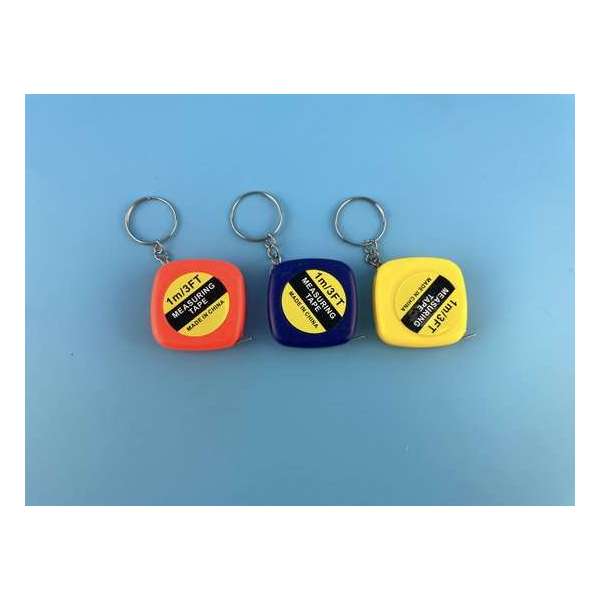 Rolmaat - Meetlint - Sleutelhanger - 1 meter - Assorti Rolmaat - Meetlint - Sleutelhanger - 1 meter - Assorti