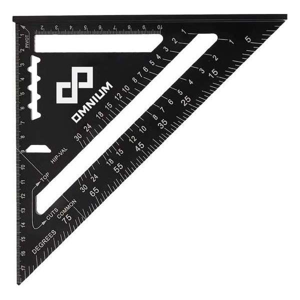 Omnium - Winkelhaak - Blokhaak - Zwaaihaak - Schrijfhaak - Speed Square - Metaal Omnium - Winkelhaak - Blokhaak - Zwaaihaak - Schrijfhaak - Speed Square - Metaal