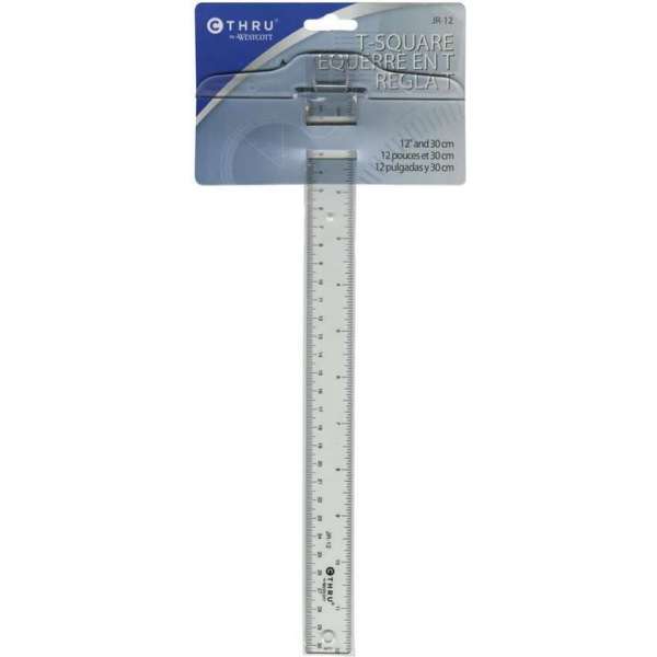 T-liniaal Westcott 30cm+12cm - in OPP bag T-liniaal Westcott 30cm+12cm - in OPP bag
