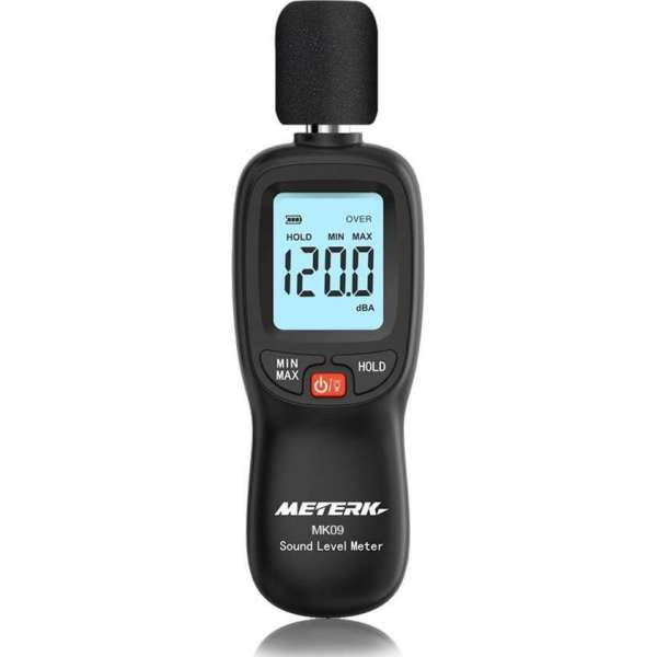 Digitale Decibelmeter - Geluidsmeter - db Meter - Draadloos - Zwart - LCD Scherm - Meetbereik 30 / 130 db - Flanner® Digitale Decibelmeter - Geluidsmeter - db Meter - Draadloos - Zwart - LCD Scherm - Meetbereik 30 / 130 db - Flanner®
