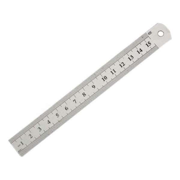 DW4Trading® RVS liniaal 150 mm snijlat inch en mm DW4Trading® RVS liniaal 150 mm snijlat inch en mm