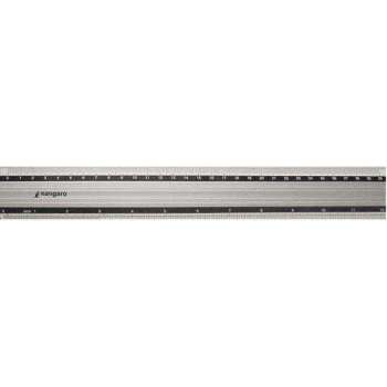 Liniaal M+R 30cm aluminium - in ZB verpakking