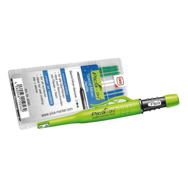 Pica Dry Markeerpotlood Bundel - LongLife Marker 3030 – Incl. 8x Grafiet Navulling 4040 Pica Dry Markeerpotlood Bundel - LongLife Marker 3030 – Incl. 8x Grafiet Navulling 4040
