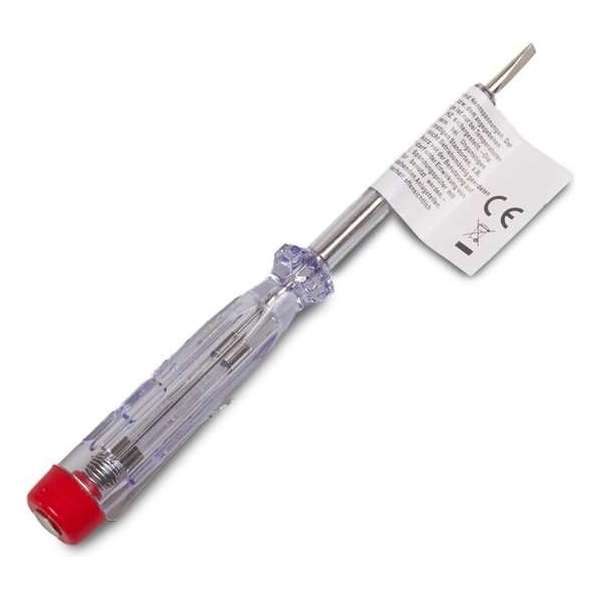 Spanningsmeter - spanningszoeker - schroevendraaier meet spanning - 14cm - 100 tot 240 V Spanningsmeter - spanningszoeker - schroevendraaier meet spanning - 14cm - 100 tot 240 V