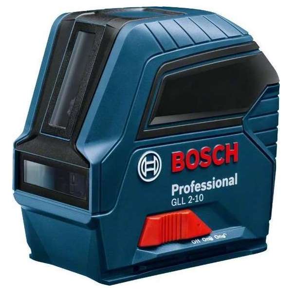 Bosch GLL 2-10 Kruislijnlaser in tas - Rood - 10m Bosch GLL 2-10 Kruislijnlaser in tas - Rood - 10m