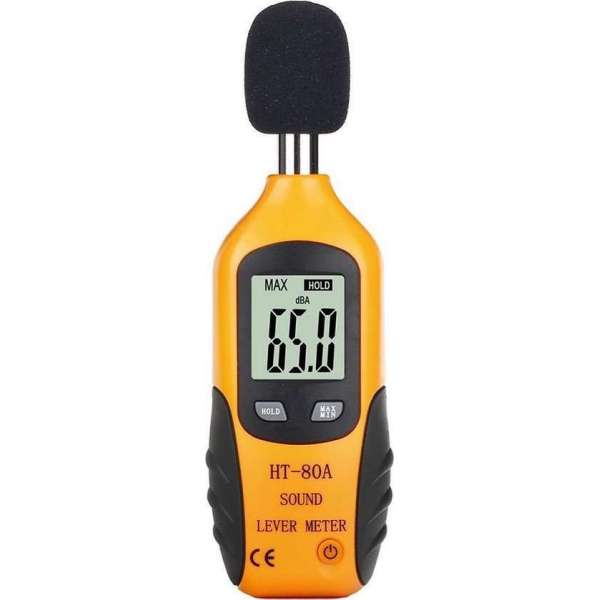 Avenq - Digitale Decibelmeter - LCD Display - geluidsniveau - dB meter - geluidsmeter - ruis meter - draagbaar Avenq - Digitale Decibelmeter - LCD Display - geluidsniveau - dB meter - geluidsmeter - ruis meter - draagbaar
