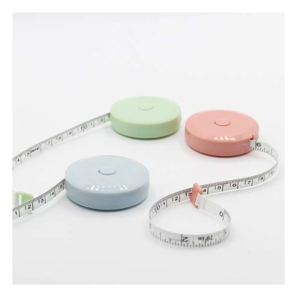 3 st Rolmaat / Rolmeter - Meetlint 3 kleuren (Grijs, Roze, Groen) - 2 meter - Flexibel - Naaigereedschap 3 st Rolmaat / Rolmeter - Meetlint 3 kleuren (Grijs, Roze, Groen) - 2 meter - Flexibel - Naaigereedschap