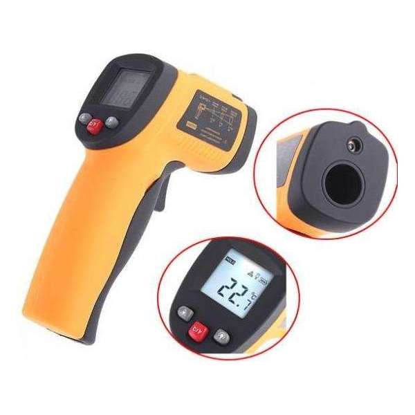 Digitale Infrarood Thermometer - Draadloze Laser Temperatuurmeter / Infrared Pyrometer IR Digitale Infrarood Thermometer - Draadloze Laser Temperatuurmeter / Infrared Pyrometer IR