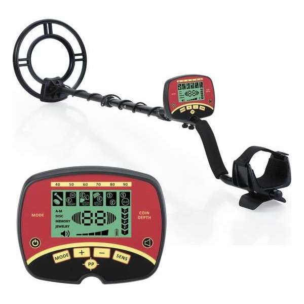 MacGyver Metaaldetector Professional - Nauwkeurige Metaalzoeker Met Unieke Pinpointer – LCD Display – 25cm Waterdichte Zoekspoel MacGyver Metaaldetector Professional - Nauwkeurige Metaalzoeker Met Unieke Pinpointer – LCD Display – 25cm Waterdichte Zoekspoel