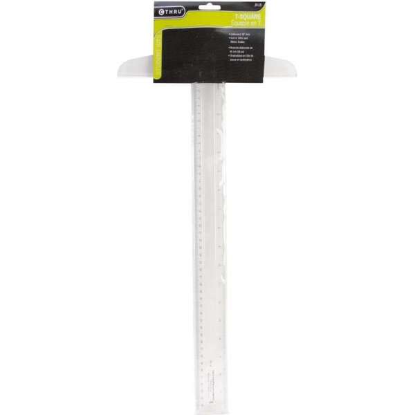 Westcott - T-Liniaal - 50cm - transparant Westcott - T-Liniaal - 50cm - transparant
