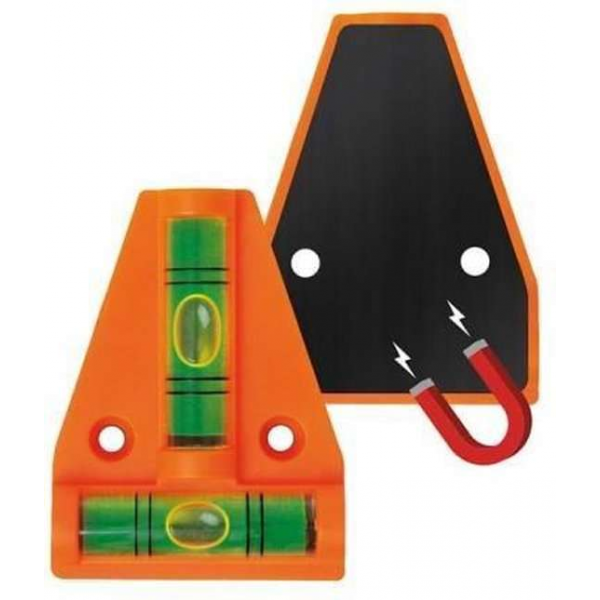 waterpas pyramide met magneet 6 cm oranje waterpas pyramide met magneet 6 cm oranje