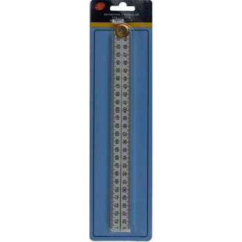 Duimstok fiber meetgereedschap - 100 cm - handgereedschap klusartikelen