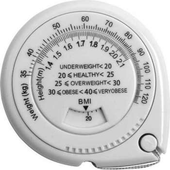 BMI Meter – Meetlint lichaam – Omvangsmeetlint - Body Mass Tape – BMI Berekenen