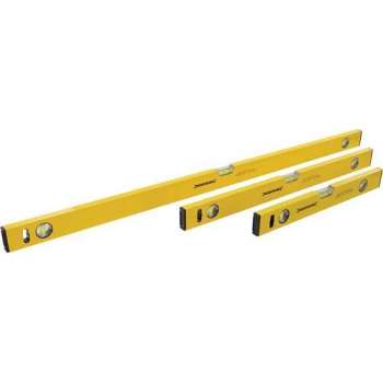 Silverline 3-delige waterpas - set 400, 600 en 1000 mm