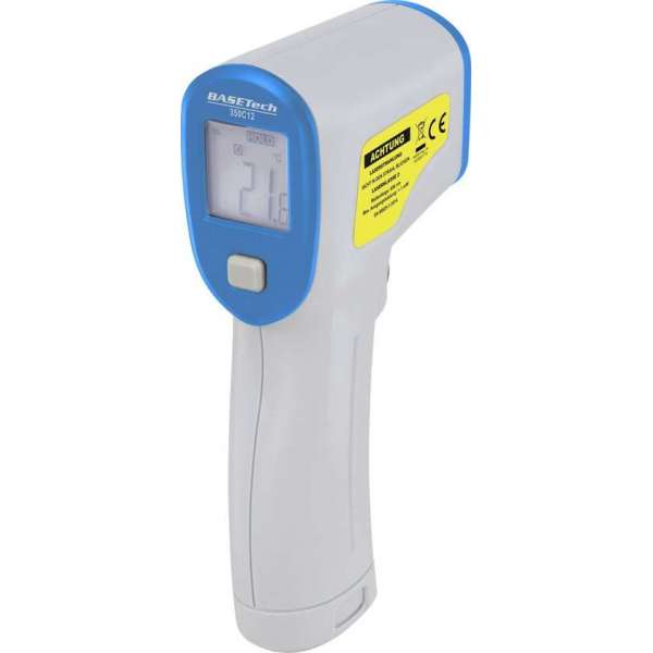Infrarood-thermometer Basetech 350C12 Optiek (thermometer) 12:1 -50 tot 350 °C Pyrometer Kalibratie conform Infrarood-thermometer Basetech 350C12 Optiek (thermometer) 12:1 -50 tot 350 °C Pyrometer Kalibratie conform