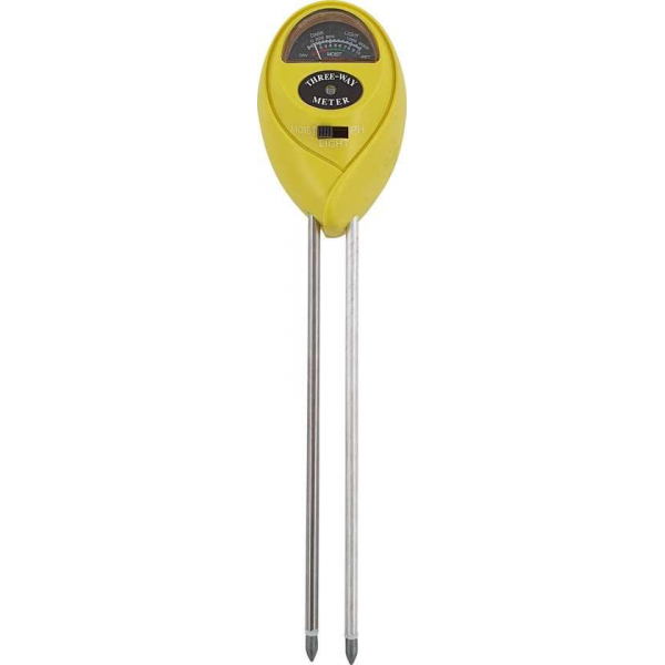 Plant Expert 3 in 1 - geel - vochtmeter - lichtmeter - ph meter - geen batterij nodig! Plant Expert 3 in 1 - geel - vochtmeter - lichtmeter - ph meter - geen batterij nodig!