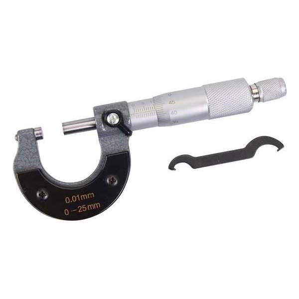Silverline 282378 Externe micrometer - 25mm Silverline 282378 Externe micrometer - 25mm