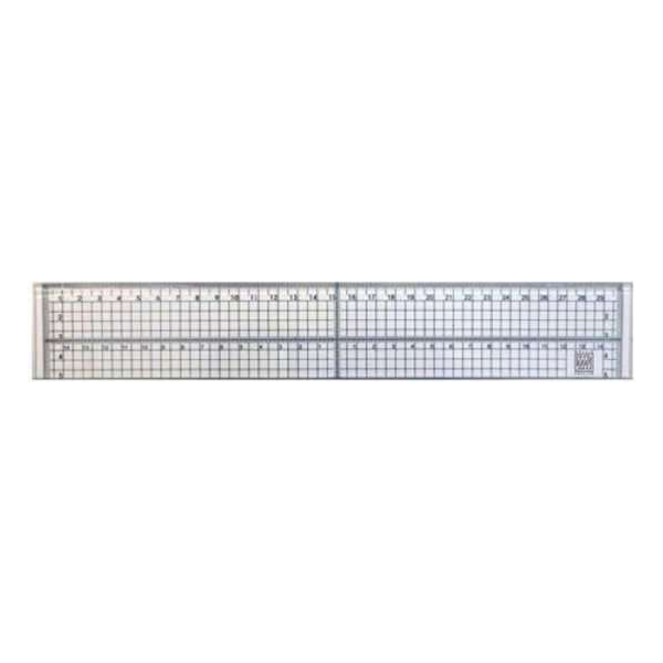21494H liniaal met metalen strip 30 cm - Nellie Snellen - Cutting ruler with metal strip 21494H liniaal met metalen strip 30 cm - Nellie Snellen - Cutting ruler with metal strip