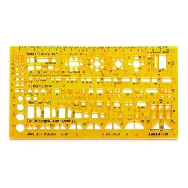 Architekt-combisjabloon 1:100 - Architekt-combisjabloon 1:100 -