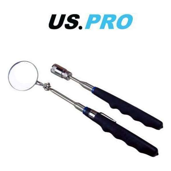 telescopische magneetpen met led lamp en telescopische inspectiespiegel telescopische magneetpen met led lamp en telescopische inspectiespiegel