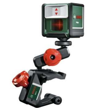 Bosch Kruislijnlaser Quigo llI (Alkaline (2x LR03/AAA), statief MM 2 en adapter plaat)