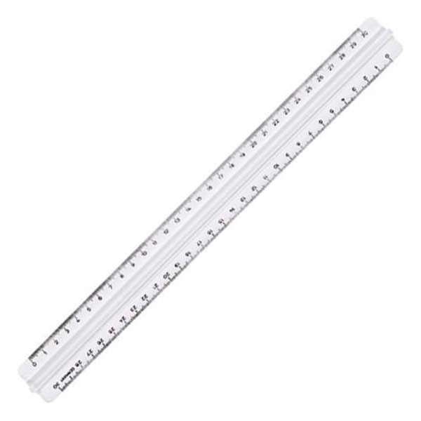 Liniaal | Aluminium | 30 cm Liniaal | Aluminium | 30 cm