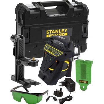 Stanley FatMax X3G Laserwaterpas in koffer - 3x 360° - 35m - Groen
