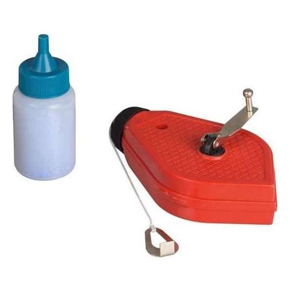 Toolland Slaglijn Met Poeder 30 Meter Rood Toolland Slaglijn Met Poeder 30 Meter Rood
