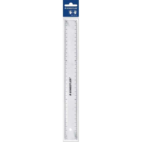 Staedtler meetlat transparant 30 cm Staedtler meetlat transparant 30 cm