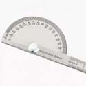 RVS 180° gradenboog hoekzoeker-ronde kop met 4 inch 10 cm liniaal