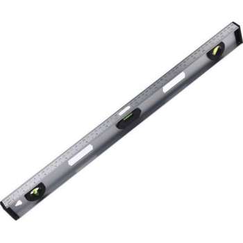Zilveren waterpas 3 libellen 60 cm - Waterpassen - Gereedschap - Klussen