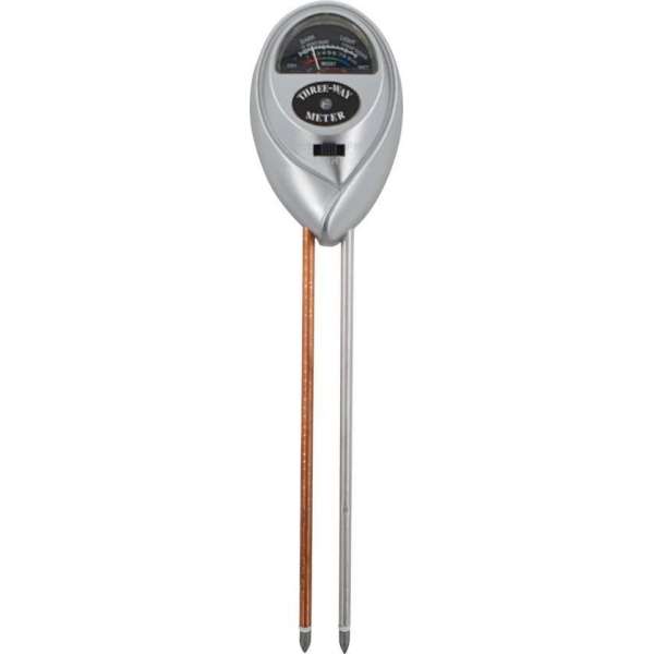 Plant Expert 3 in 1 - zilver - vochtmeter - lichtmeter - ph meter - geen batterij nodig! Plant Expert 3 in 1 - zilver - vochtmeter - lichtmeter - ph meter - geen batterij nodig!