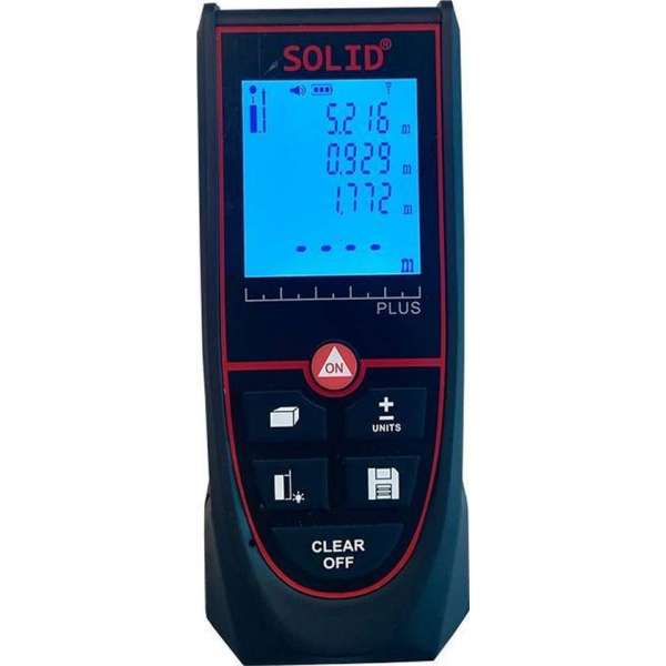 Solid Laserafstandsmeter - 40 Meter Bereik - 2mm Nauwkeurig Solid Laserafstandsmeter - 40 Meter Bereik - 2mm Nauwkeurig