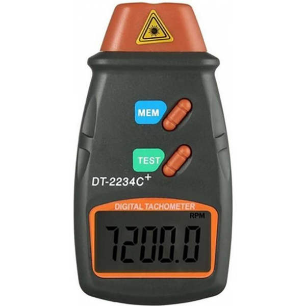 Tachometer met laser / Non-contact / 2.5 tot 99.999 RPM Tachometer met laser / Non-contact / 2.5 tot 99.999 RPM