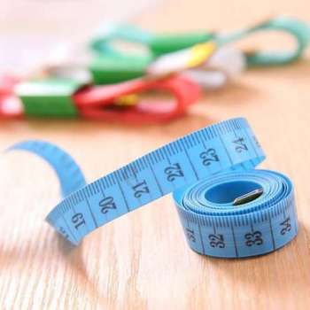 meetlint inch en cm - Junejour - 1 meetlint 150 centimeter - lintcentimeter metalen eindplaat