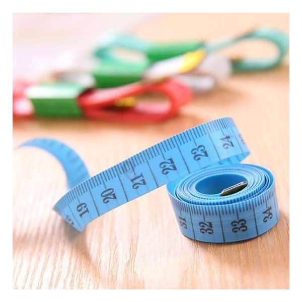 meetlint inch en cm - Junejour - 1 meetlint 150 centimeter - lintcentimeter metalen eindplaat meetlint inch en cm - Junejour - 1 meetlint 150 centimeter - lintcentimeter metalen eindplaat