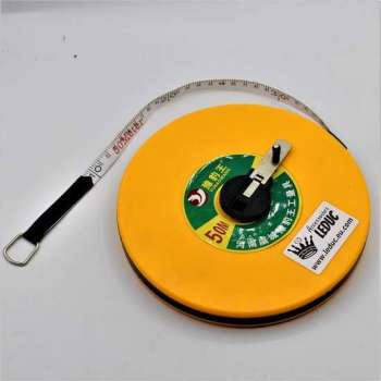 Compacte Landmeter meetlint rolmaat glasvezel 50M haspel met haak meter meet cm lint viberglass
