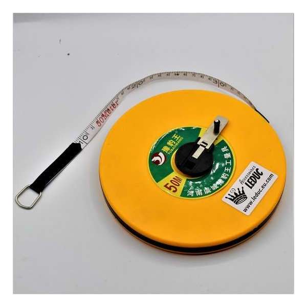 Compacte Landmeter meetlint rolmaat glasvezel 50M haspel met haak meter meet cm lint viberglass Compacte Landmeter meetlint rolmaat glasvezel 50M haspel met haak meter meet cm lint viberglass