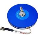 Compacte Landmeter meetlint rolmaat glasvezel 50M haspel met haak meter meet cm lint viberglass