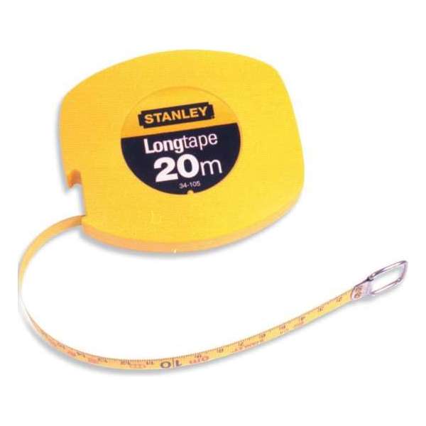 Stanley Landmeter Staal 20m - 9,5mm gesloten kast 0-34-105 Stanley Landmeter Staal 20m - 9,5mm gesloten kast 0-34-105