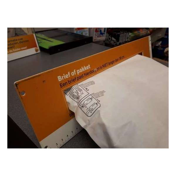 PostNL - Brievenbusmal - Post meten - Brievenbuspakje opmeter PostNL - Brievenbusmal - Post meten - Brievenbuspakje opmeter