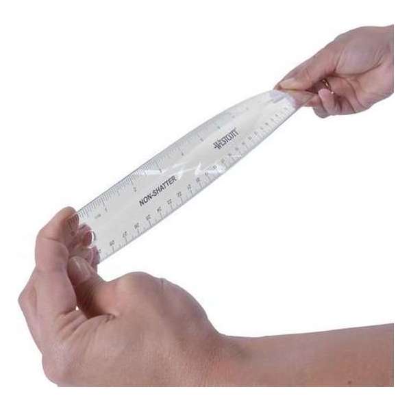Liniaal Westcott kunststof - 30cm flexibel Liniaal Westcott kunststof - 30cm flexibel
