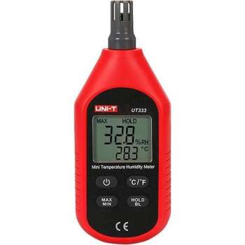 Thermometer Luchtvochtigheid Digitaal Mobiel - UT333 Rood