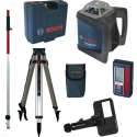 Bosch GRL 500 HV rotatie laser set + LR 50 ontvanger in koffer + BT 170 HD Statief + GR 240 Meetlat