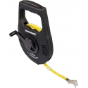 Silverline Landmeter - Meetlint met Oprolmechanisme - 100 meter