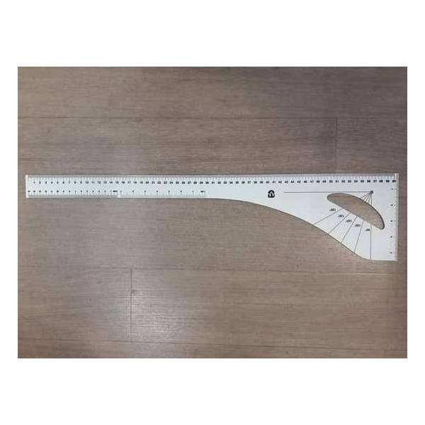 Patroontekenliniaal 60cm Patroontekenliniaal 60cm