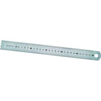 Het Melkmeisje 722150 Maatlat - RVS - 500 x 30 x 1,0mm
