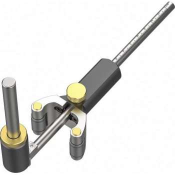 Dakta® Aftekenhulp | 120mm | Kruishout | Aluminium | RVS | 240gr